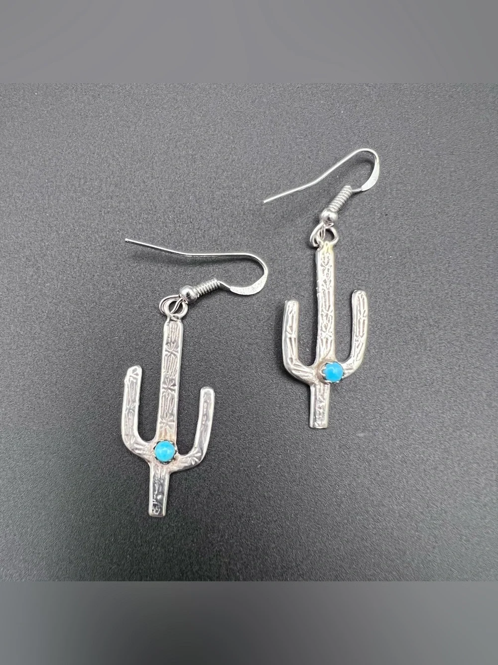 Native American Cactus Earrings